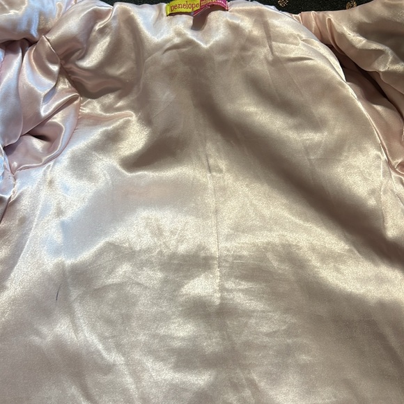 Penelope Mack Black and Pink Polka Dot Puffer Coat 6 - Picture 7 of 9